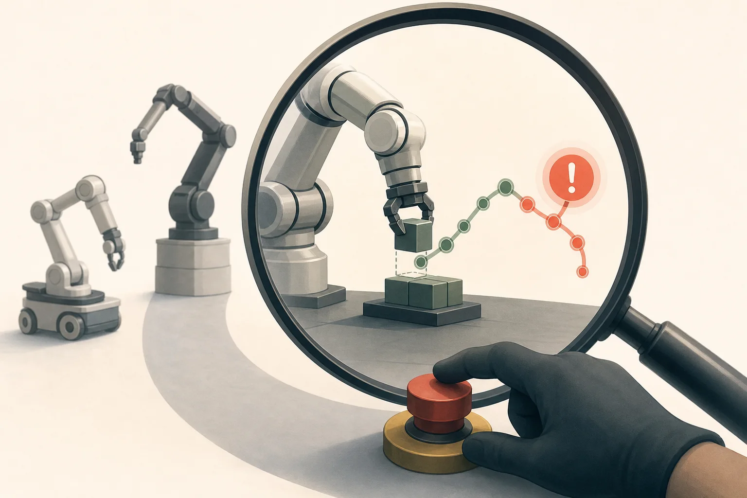 AI-generated story-specific editorial illustration for Robot Intelligence Needs Both Portability and a Recovery Signal.