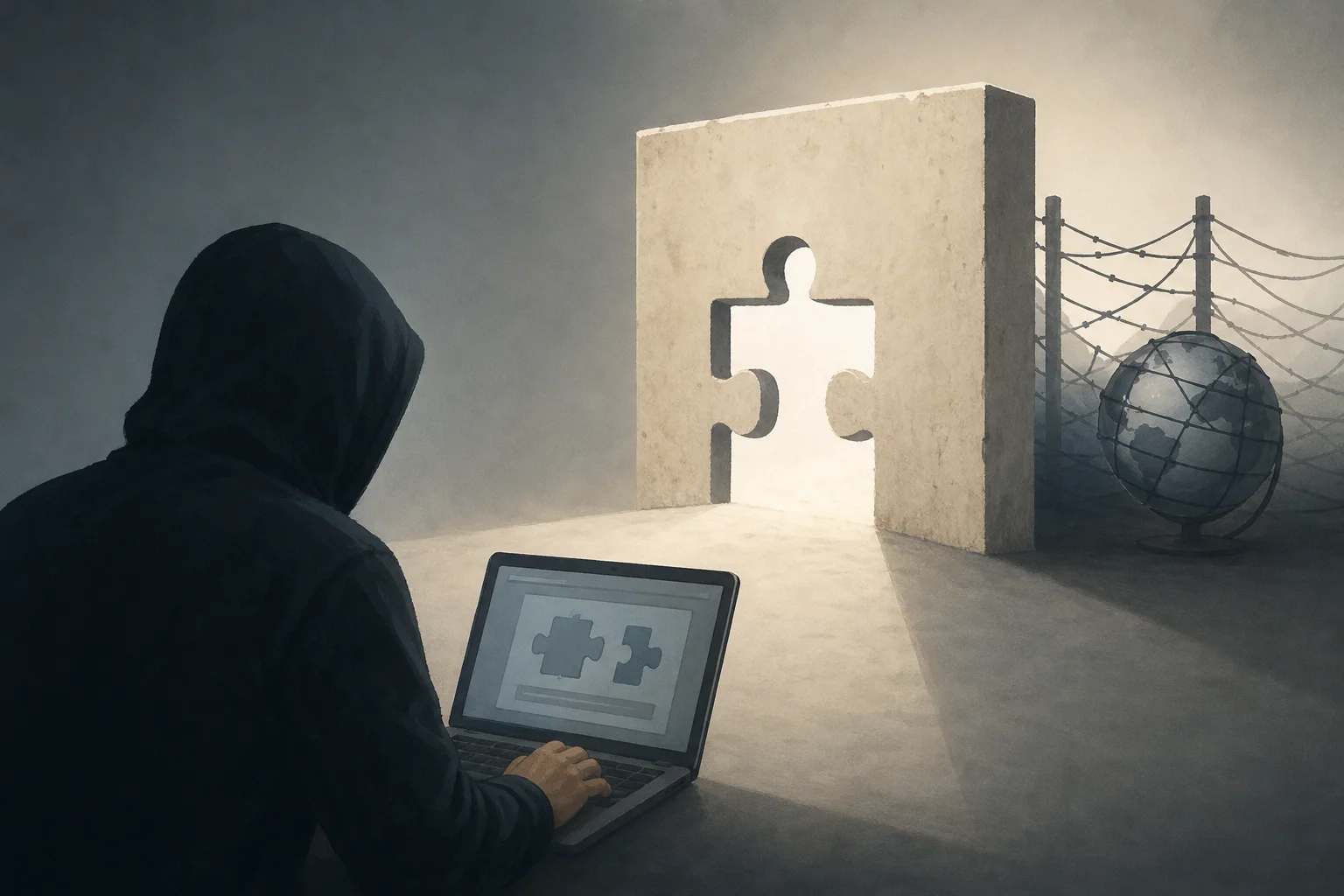 AI-generated story-specific editorial illustration for CAPTCHA Gates Are Becoming a Contest for Operational Adaptation, Not a Standalone Defense.