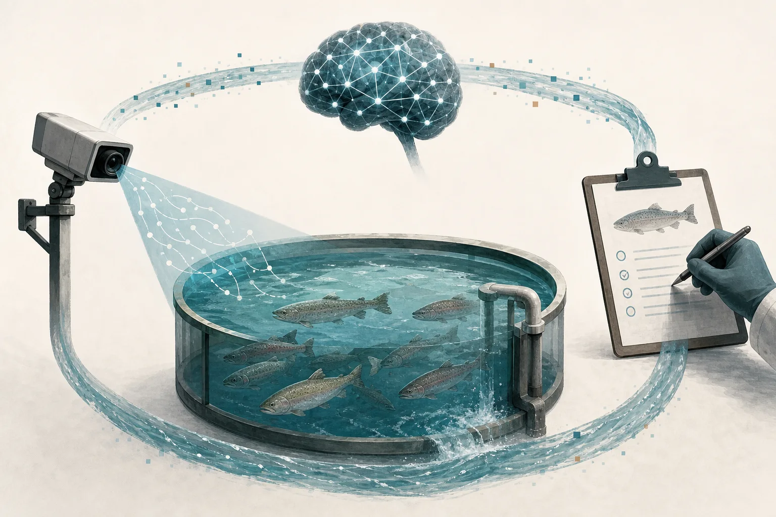 AI-generated story-specific editorial illustration for Physical AI’s Missing Link Is a Feedback Loop That Preserves Evidence.