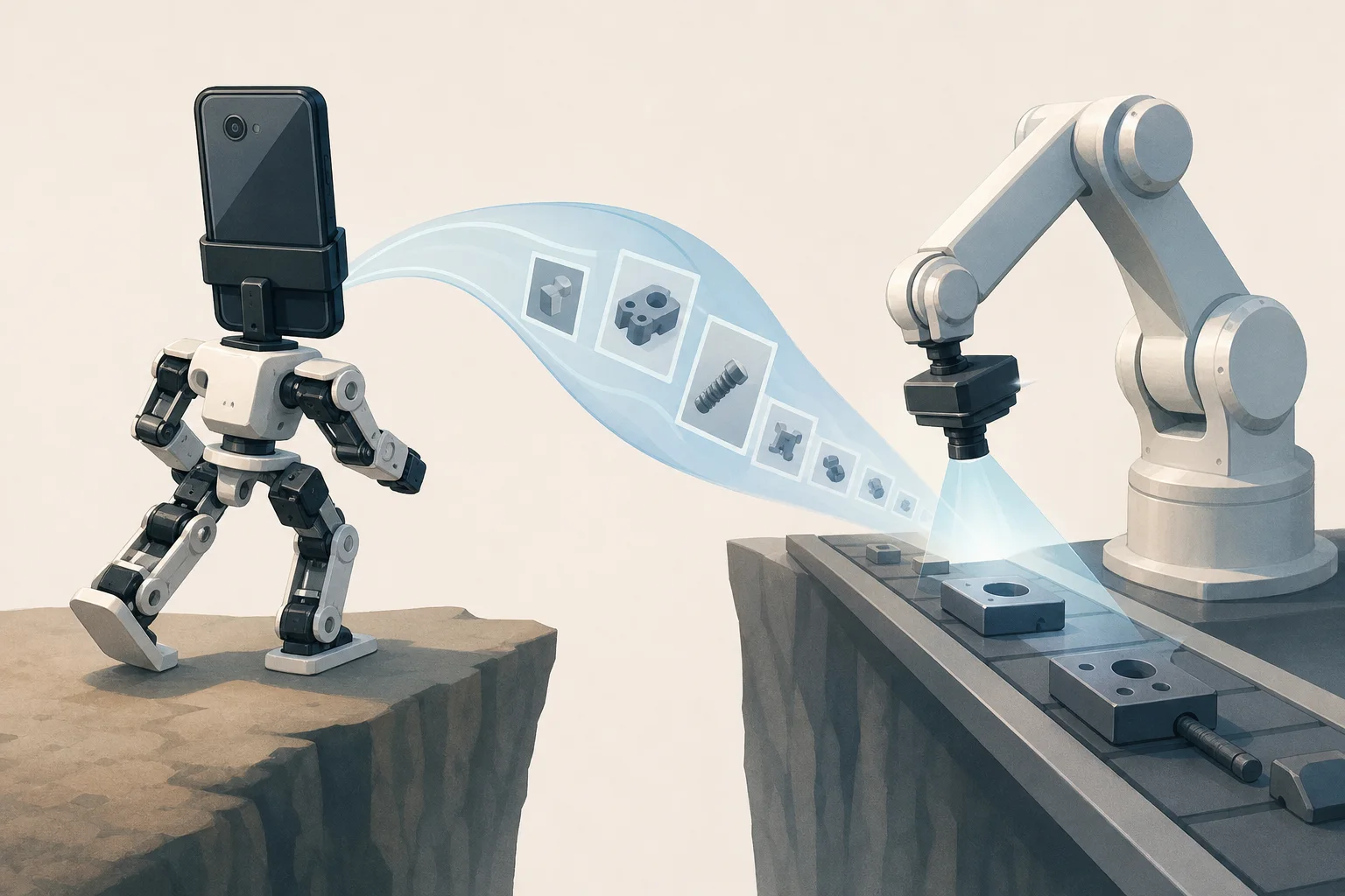 AI-generated story-specific editorial illustration for Robotic AI Is Moving to the Edge—But Its Data Pipeline Still Sets the Limits.