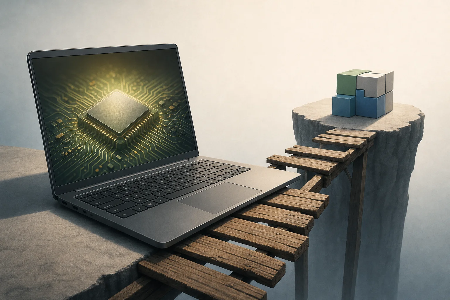 AI-generated story-specific editorial illustration for RTX Spark shows why local AI hardware is only half the product.