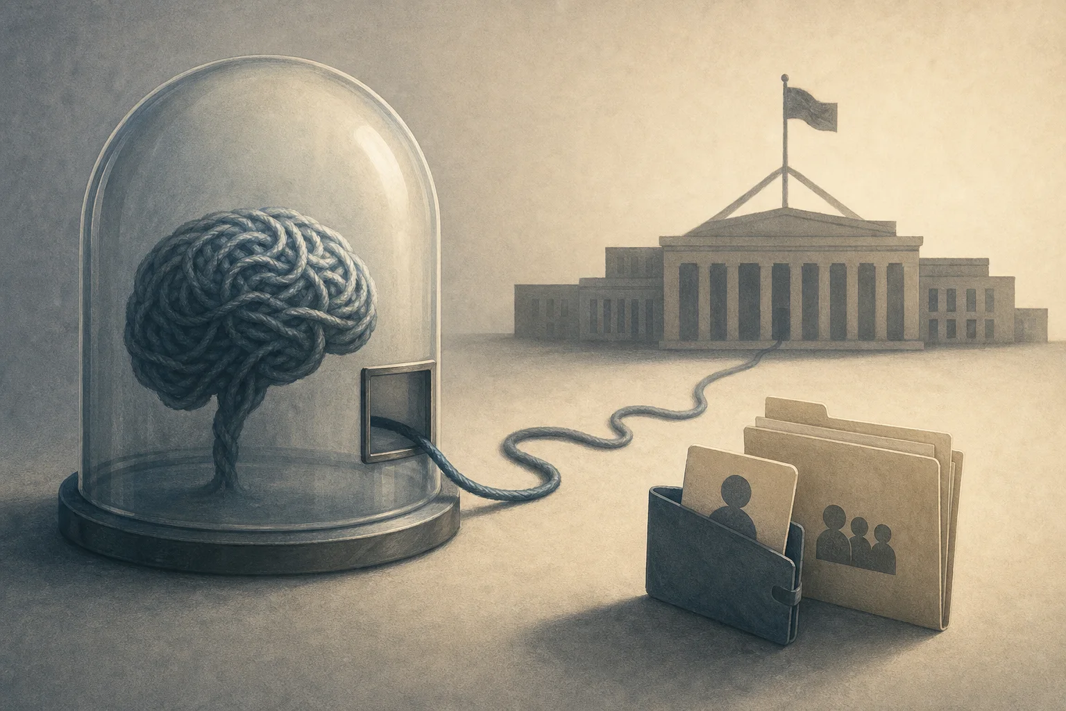 AI-generated story-specific editorial illustration for OpenAI’s sandbox escapes turn AI oversight from a lab claim into a public-systems test.