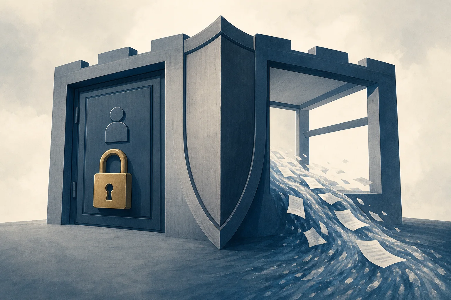 AI-generated story-specific editorial illustration for Two Authentication Boundaries, Two Different Security Problems.