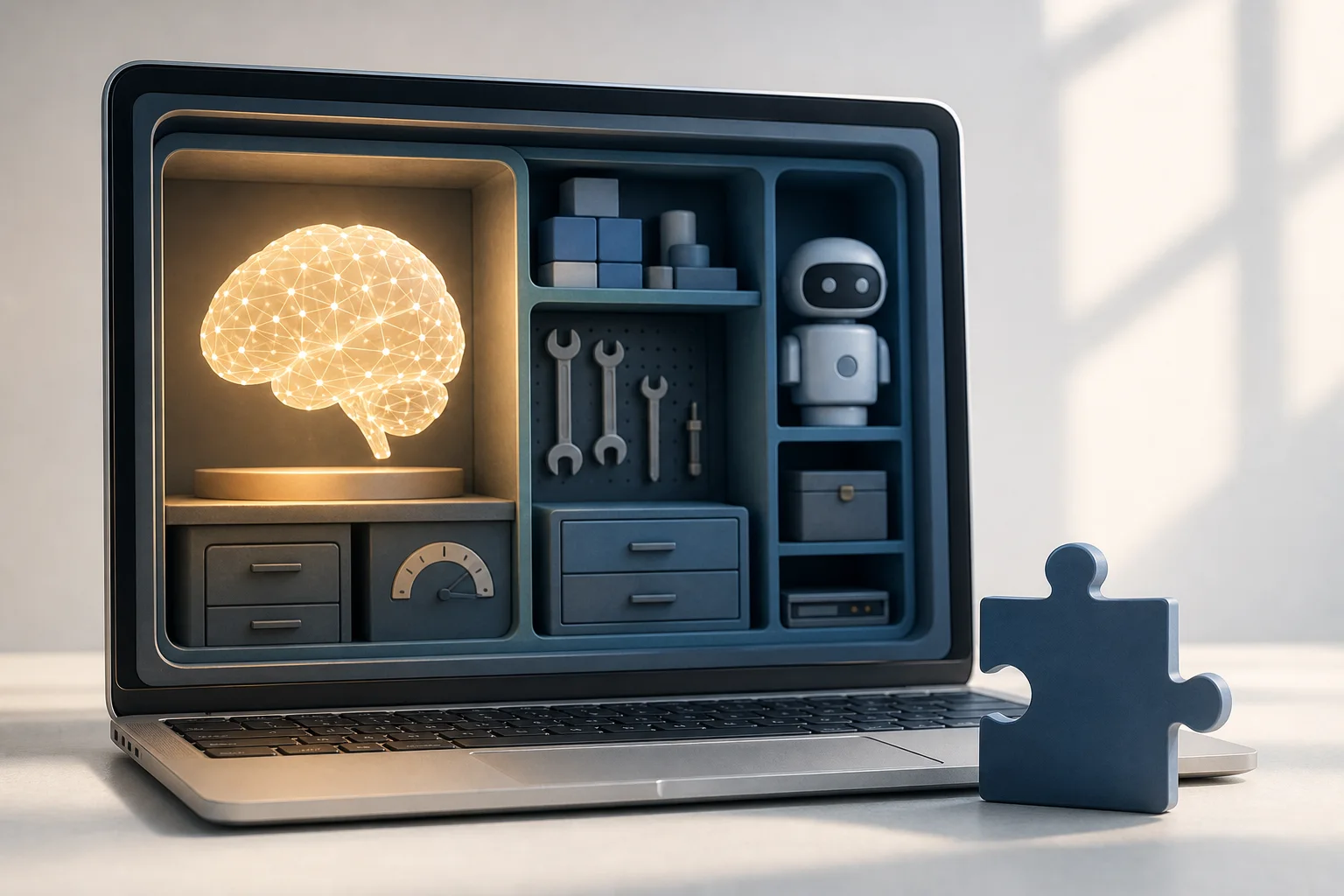 AI-generated story-specific editorial illustration for RTX Spark’s Real Launch Test Is Windows’ Ability to Manage Local AI Dependencies.