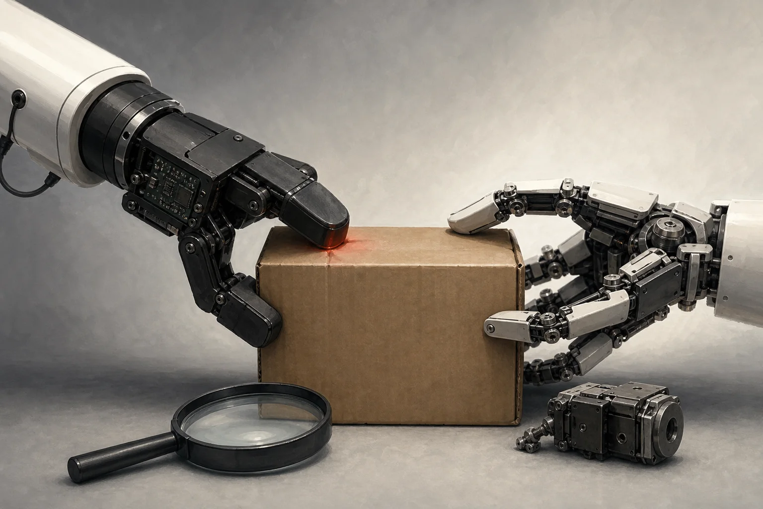 AI-generated story-specific editorial illustration for Force Feedback Is Not the Same as an Open Hand.