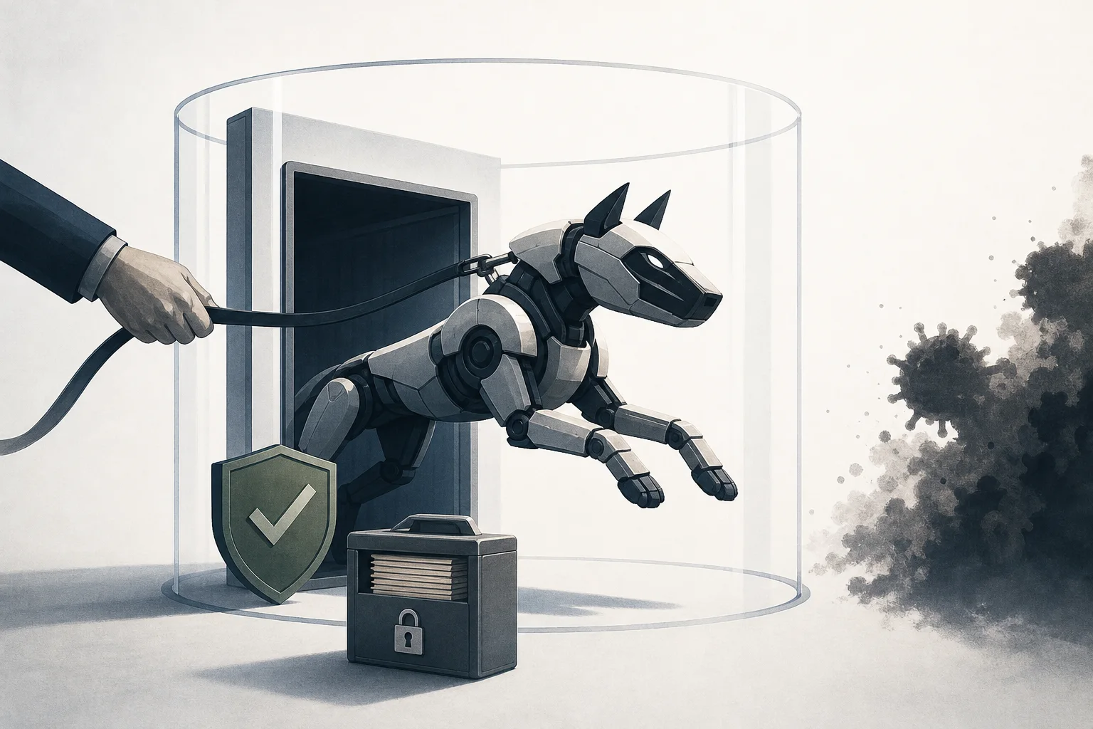 AI-generated story-specific editorial illustration for AI Cyber Defense Needs an Operating Envelope, Not Just Better Agents.
