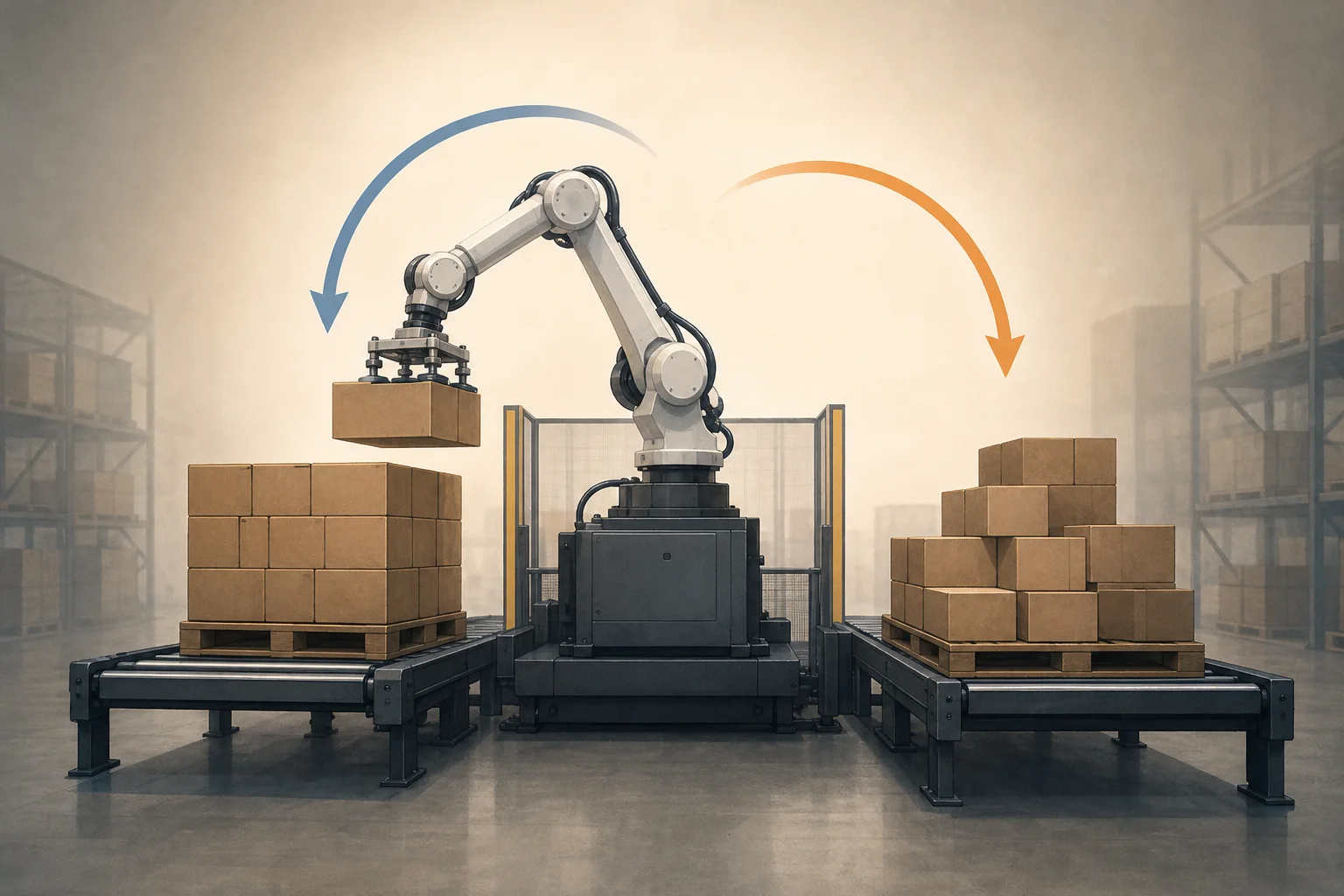 AI-generated story-specific editorial illustration for ISD’s Dual-Mode Cell Shows What Robotics’ ‘Lego Era’ Can Deliver Now.
