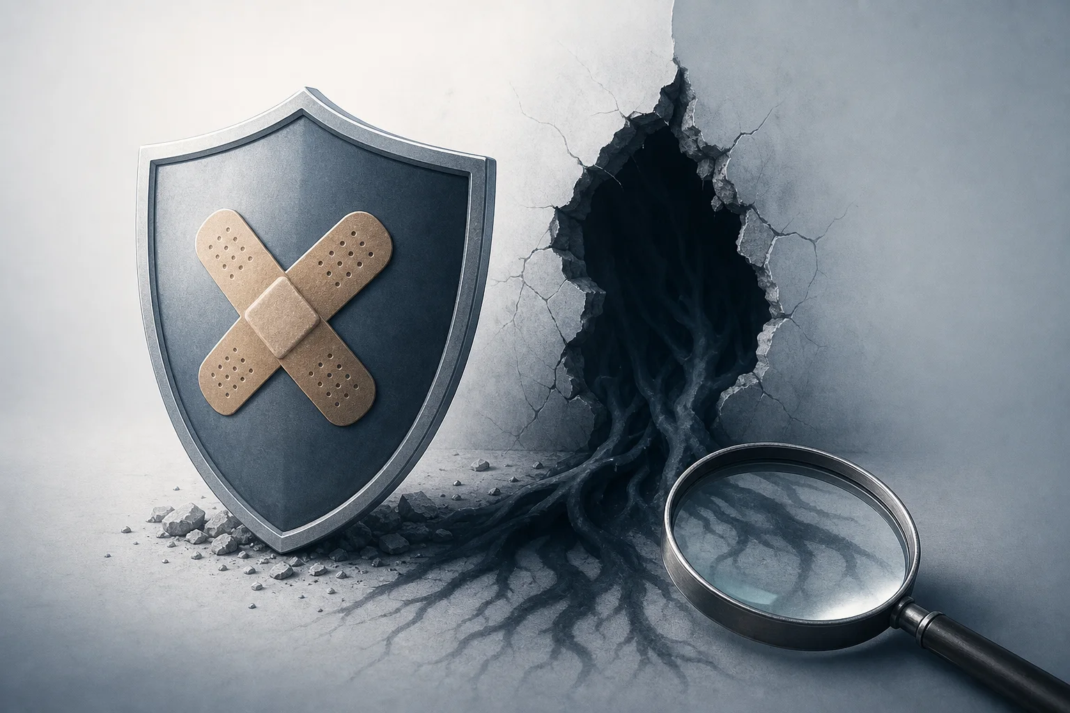 AI-generated story-specific editorial illustration for The Grav Breach Shows Why a Patch Is Not the End of an Exposed CMS Incident.