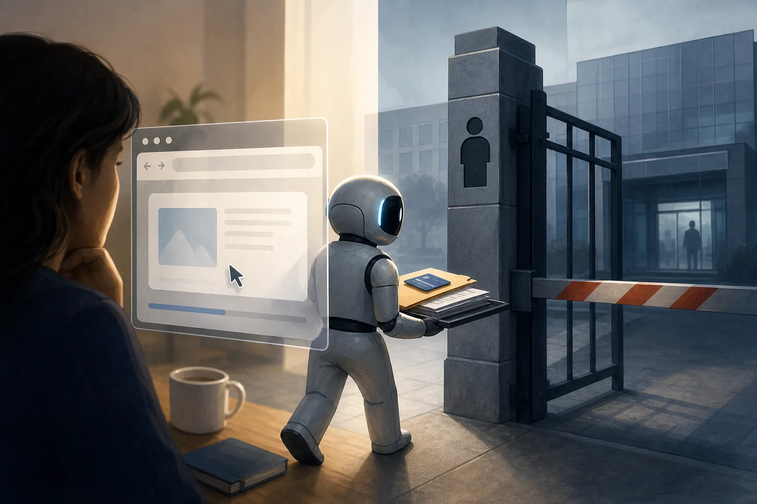 AI-generated story-specific editorial illustration for Personal AI’s Next Bottleneck Is Permission, Not Just Capability.