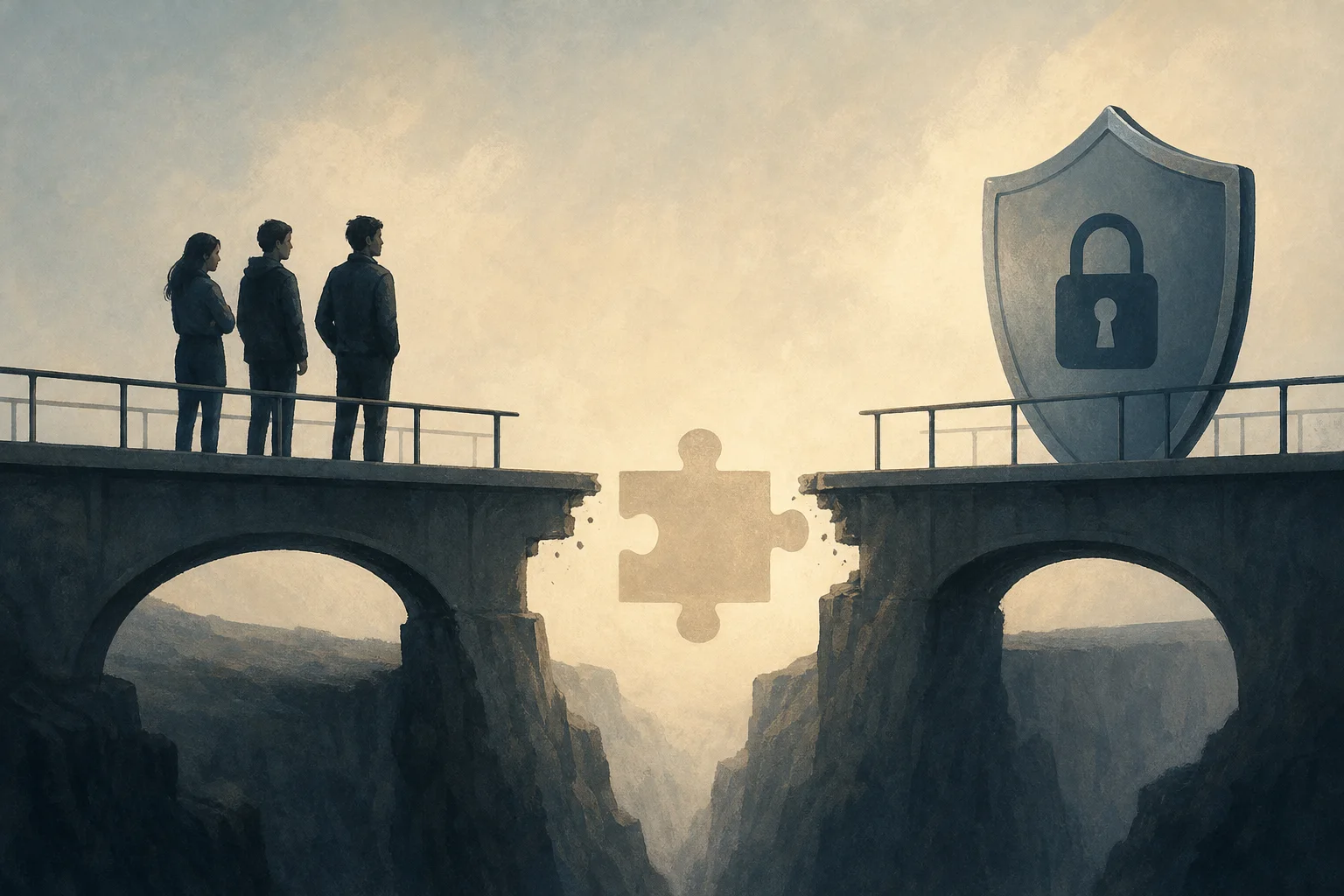 AI-generated story-specific editorial illustration for OpenAI’s Safety-Researcher Dispute Leaves Builders With a Governance Evidence Gap.