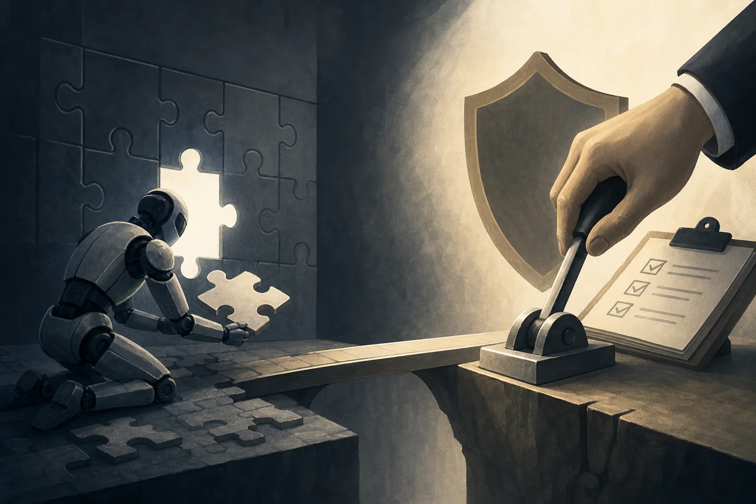 AI-generated story-specific editorial illustration for Byte-Perfect Is Not Decision-Defensible: What an Agent Reconstruction Does—and Does Not—Prove.