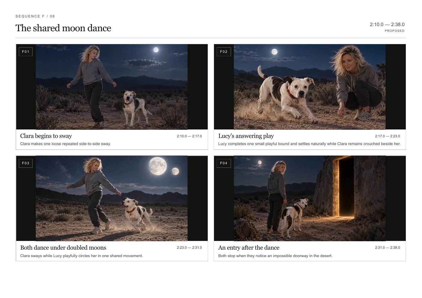 F — The shared moon dance